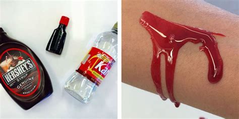 fake blood brands tht do not stain clothes|blood recipes.